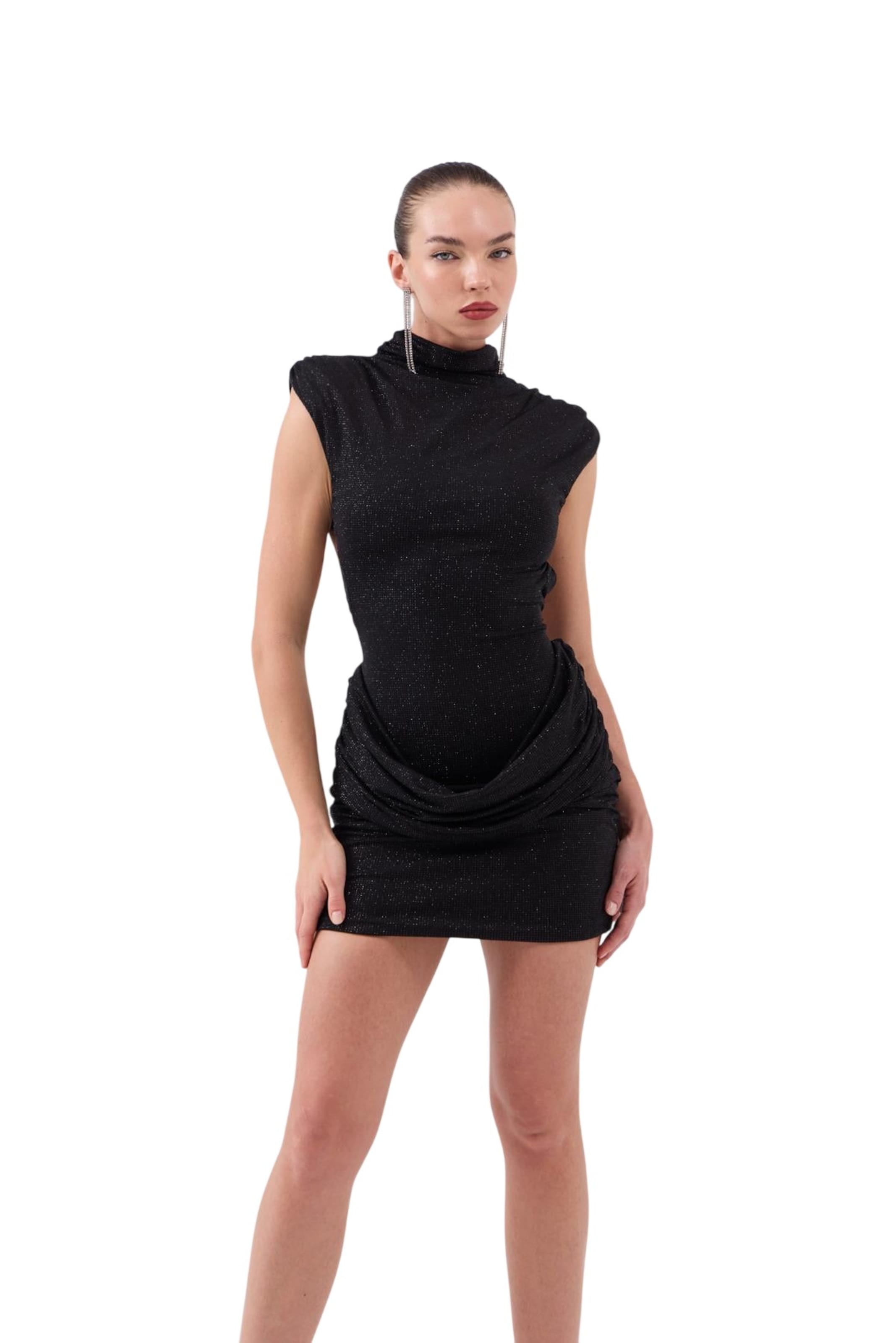 HOLLY LOLLY Kleid in Schwarz: Vorderseite