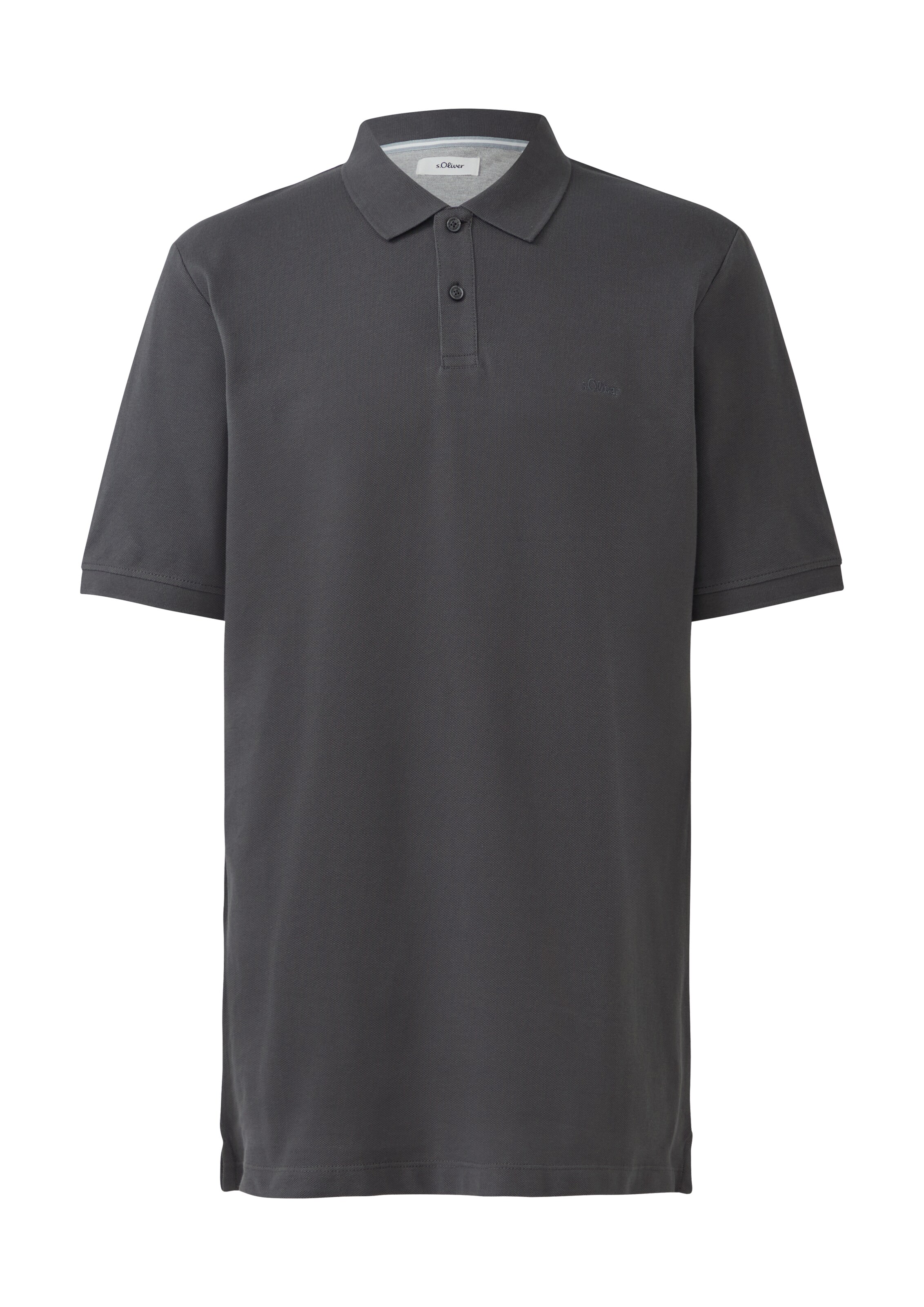 s.Oliver Men Tall Sizes Shirt in Grey: front