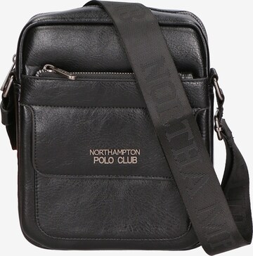 Sac à bandoulière Northampton Polo Club en noir : devant