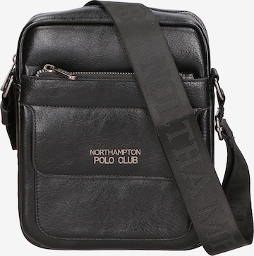 Northampton Polo Club Crossbody Bag in Black: front