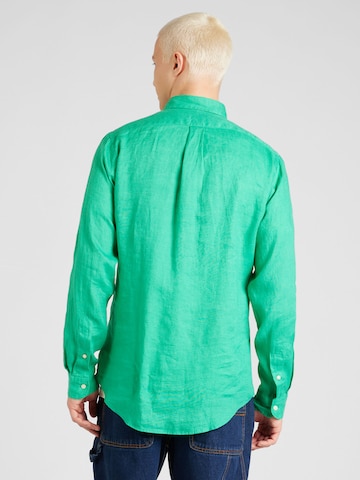 Coupe slim Chemise Polo Ralph Lauren en vert
