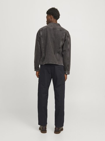 Regular Pantalon cargo JACK & JONES en noir