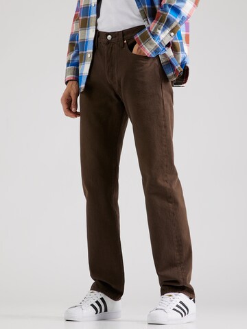 LEVI'S ® Regular Jeans '501' in Bruin: voorkant