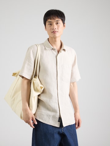 Mavi Regular fit Button Up Shirt in Grey: front