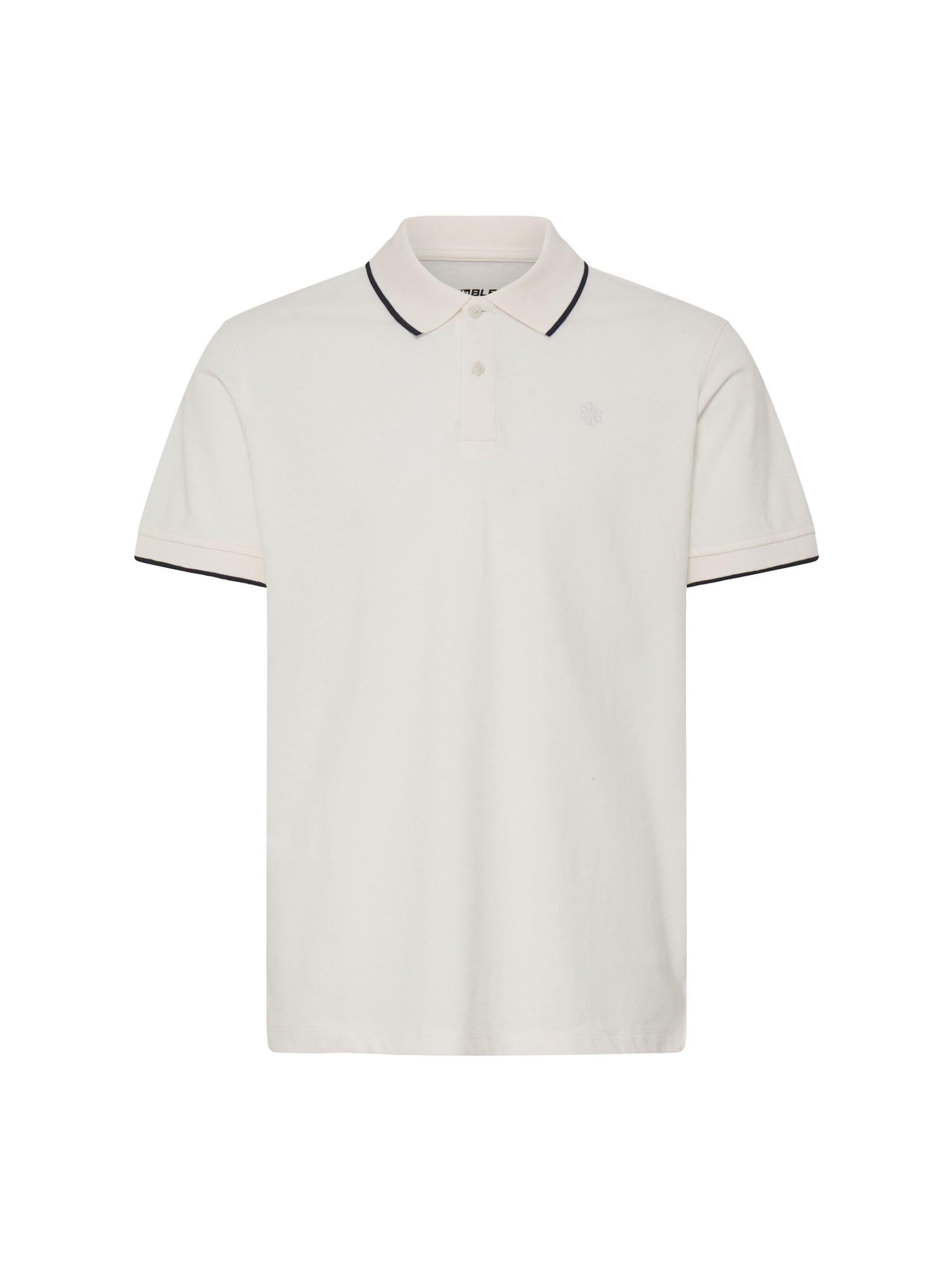 BLEND Poloshirt 'BHEdin' in Weiß: Vorderseite