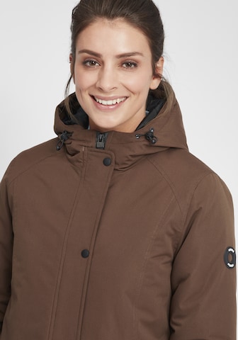 Oxmo Between-Seasons Parka 'Tamila' in Brown