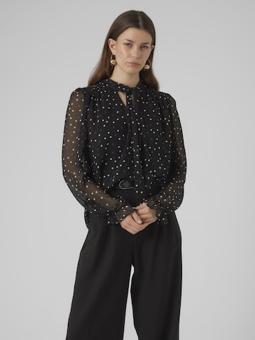 VERO MODA Blouse in Zwart: voorkant