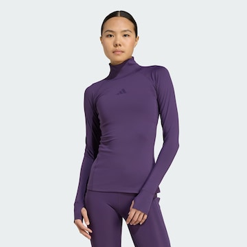 ADIDAS PERFORMANCE Functioneel shirt in Lila: voorkant