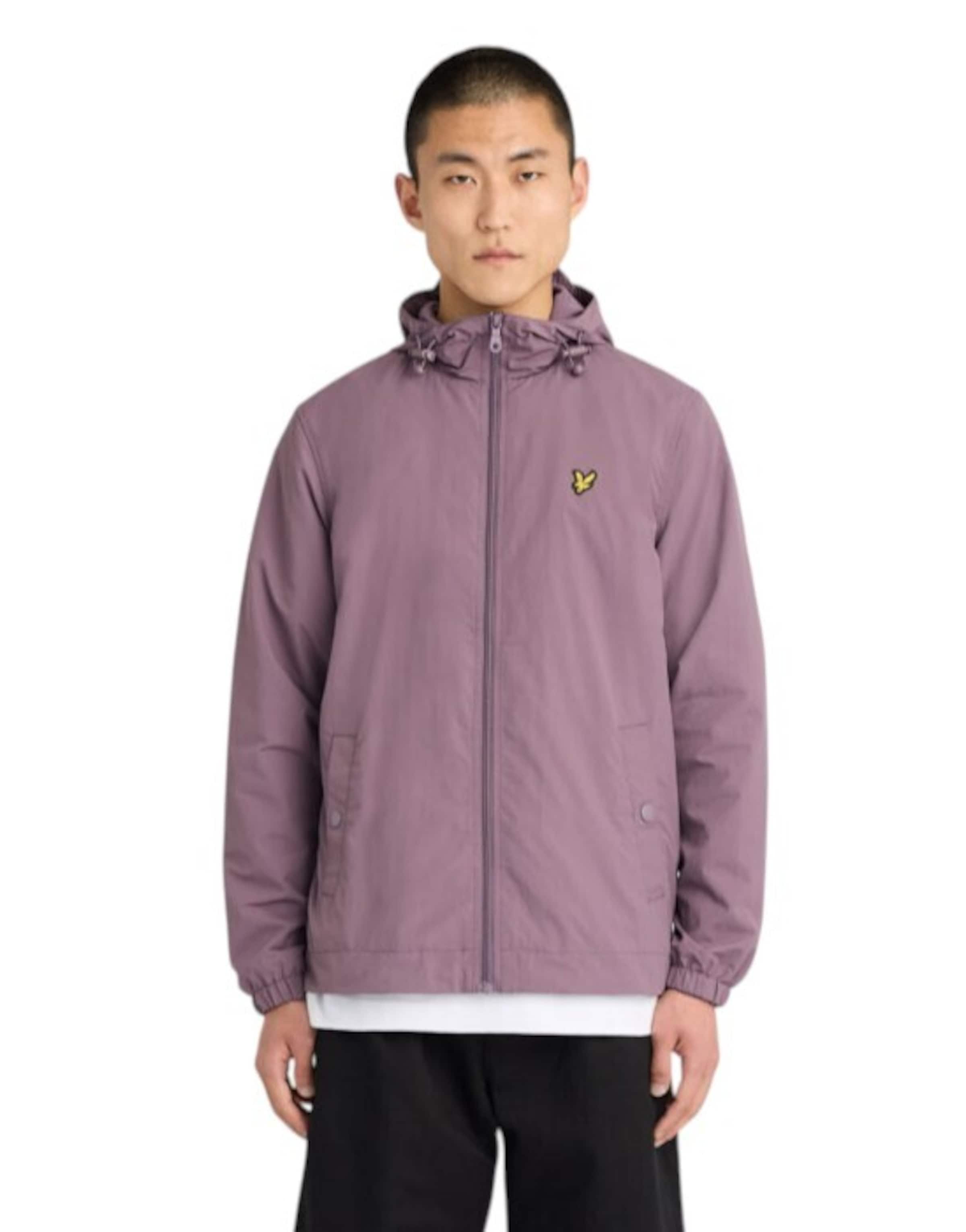 Lyle & Scott Winterjas in Lila: voorkant