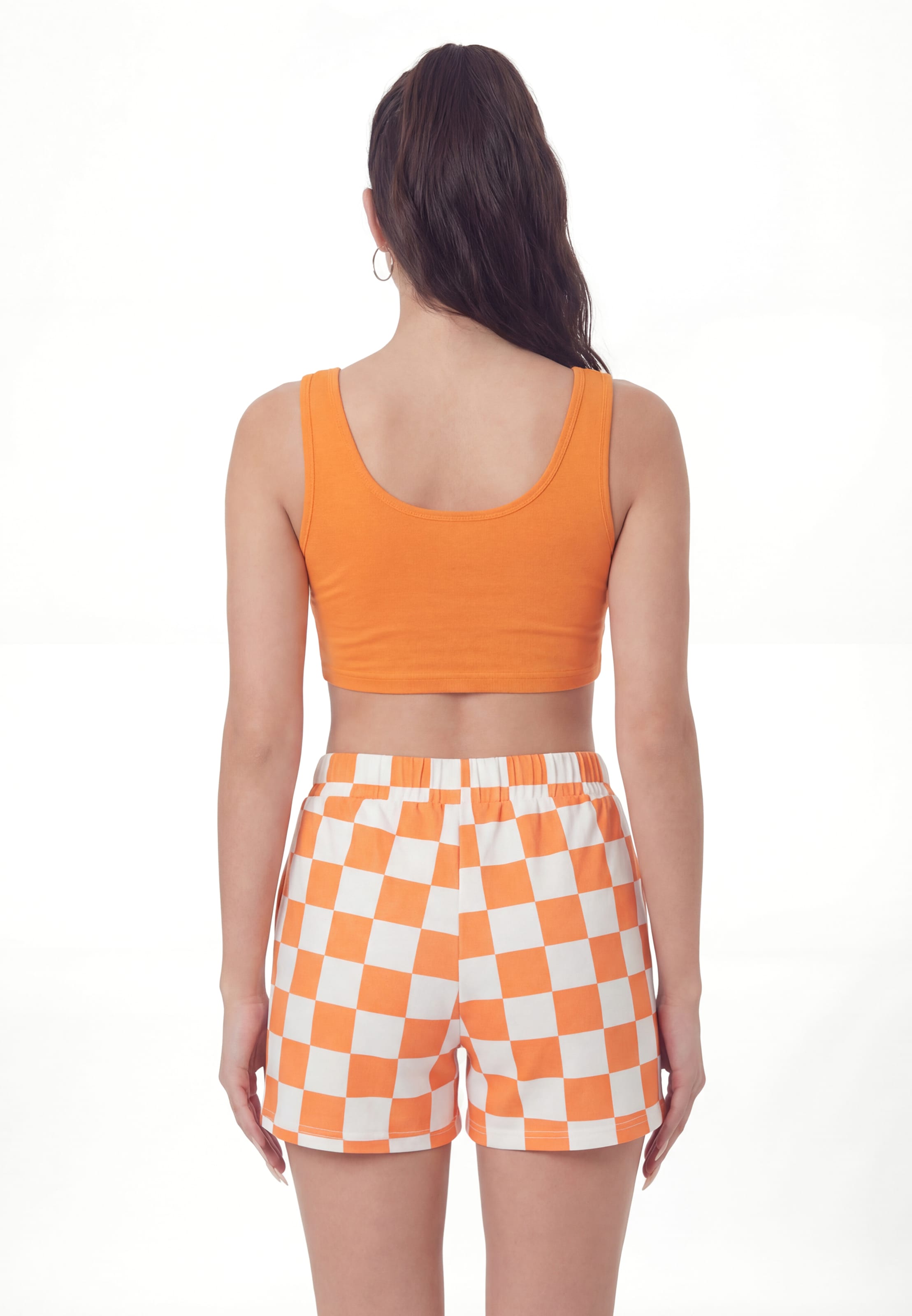 MIMO Regular Broek in Oranje
