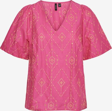 Camicia da donna 'ULINE' di VERO MODA in rosa: frontale