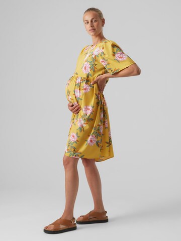 MAMALICIOUS - Vestido 'PALMA' en amarillo: frente