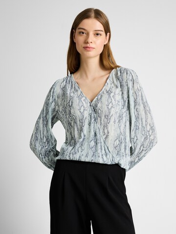 TOM TAILOR DENIM Bluse in Grau: Vorderseite