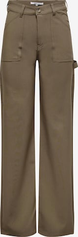 Wide leg Pantaloni cargo 'Milan' di ONLY in marrone: frontale