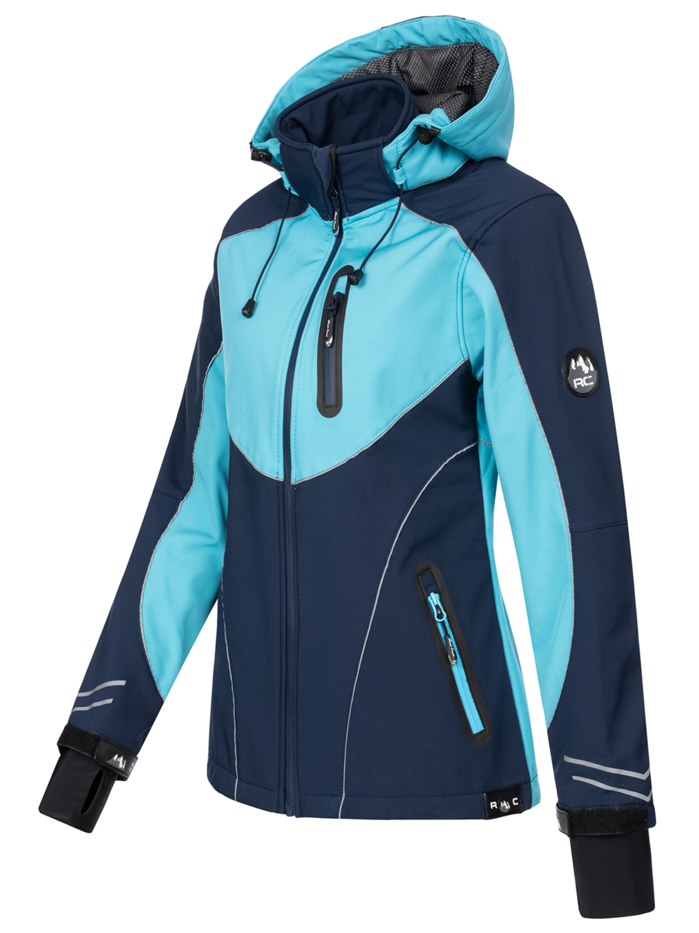Rock Creek Outdoorjacke in Blau