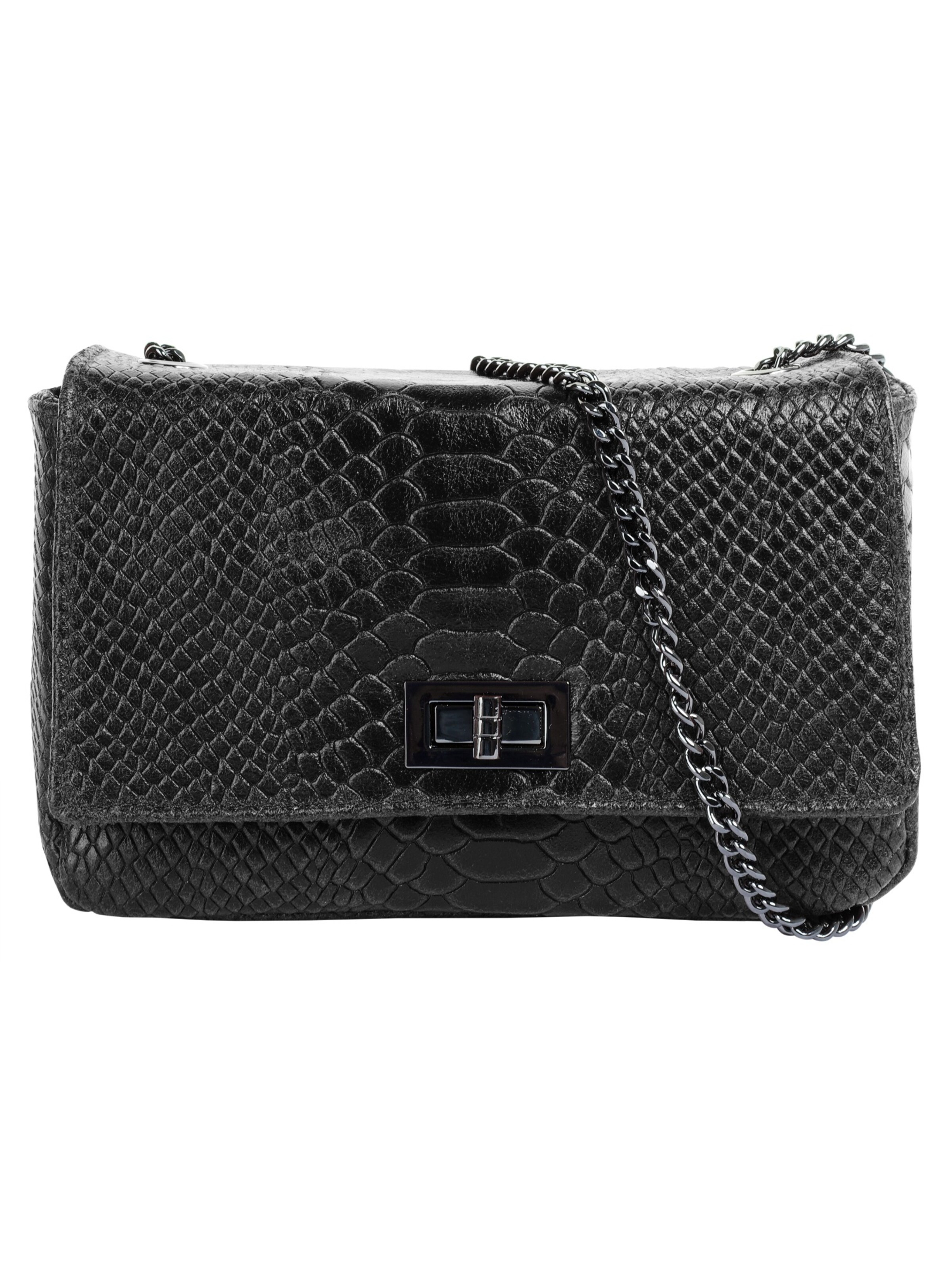 Sac à bandoulière Cluty en noir : devant