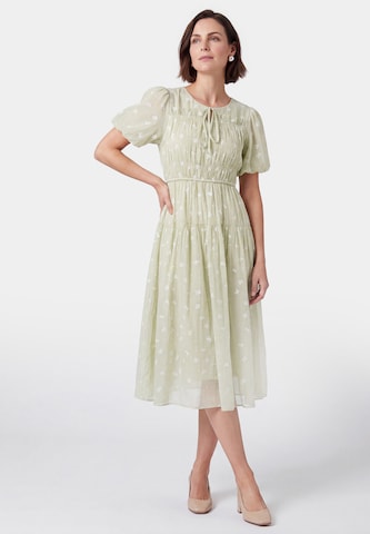 Usha - Vestido en verde: frente