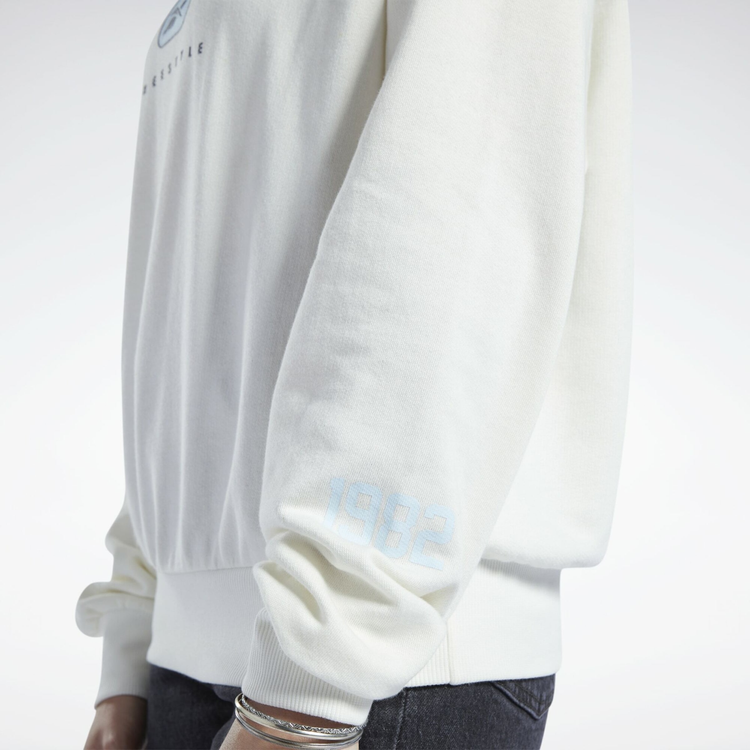 Reebok Classics Sweatshirt Freestyle in Weiß 