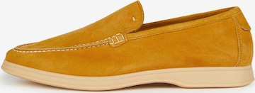 Boggi Milano Moccasins 'Suede' in Yellow: front