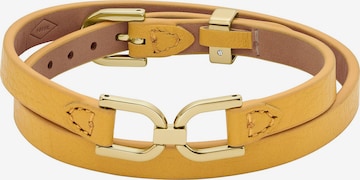 FOSSIL Bracelet in Yellow: front