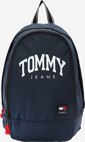 Tommy Jeans - Mochila en azul: frente