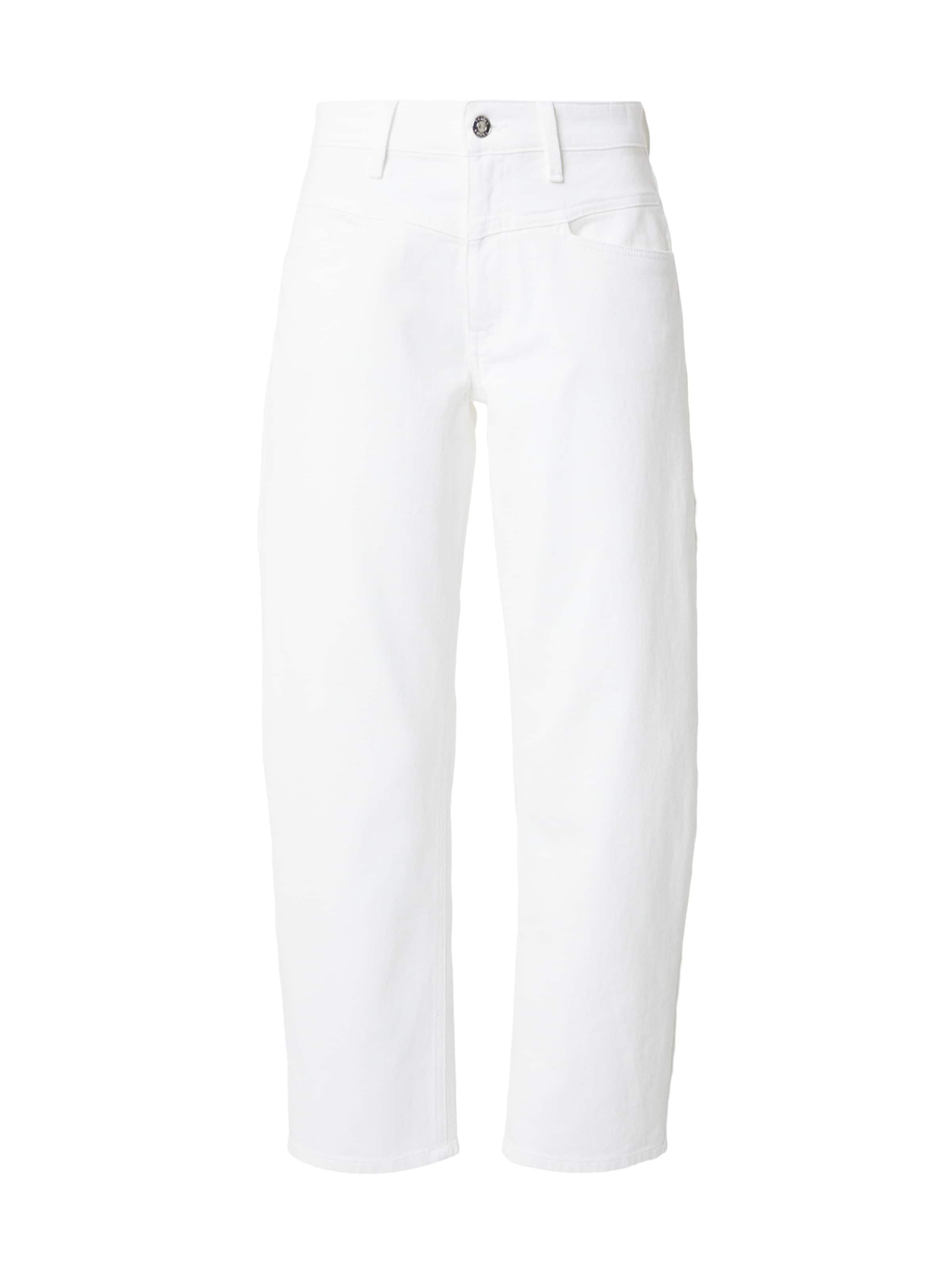 COMMA Barrel Τζιν σε λευκό: μπροστά