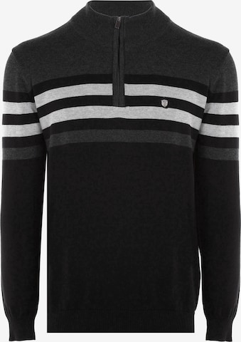 Jimmy Sanders Pullover 'Evangelia' in Schwarz: predná strana