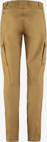 Fjällräven Regular Outdoor Pants 'Stina' in Beige