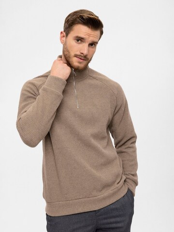 Antioch Sweater in Beige: front