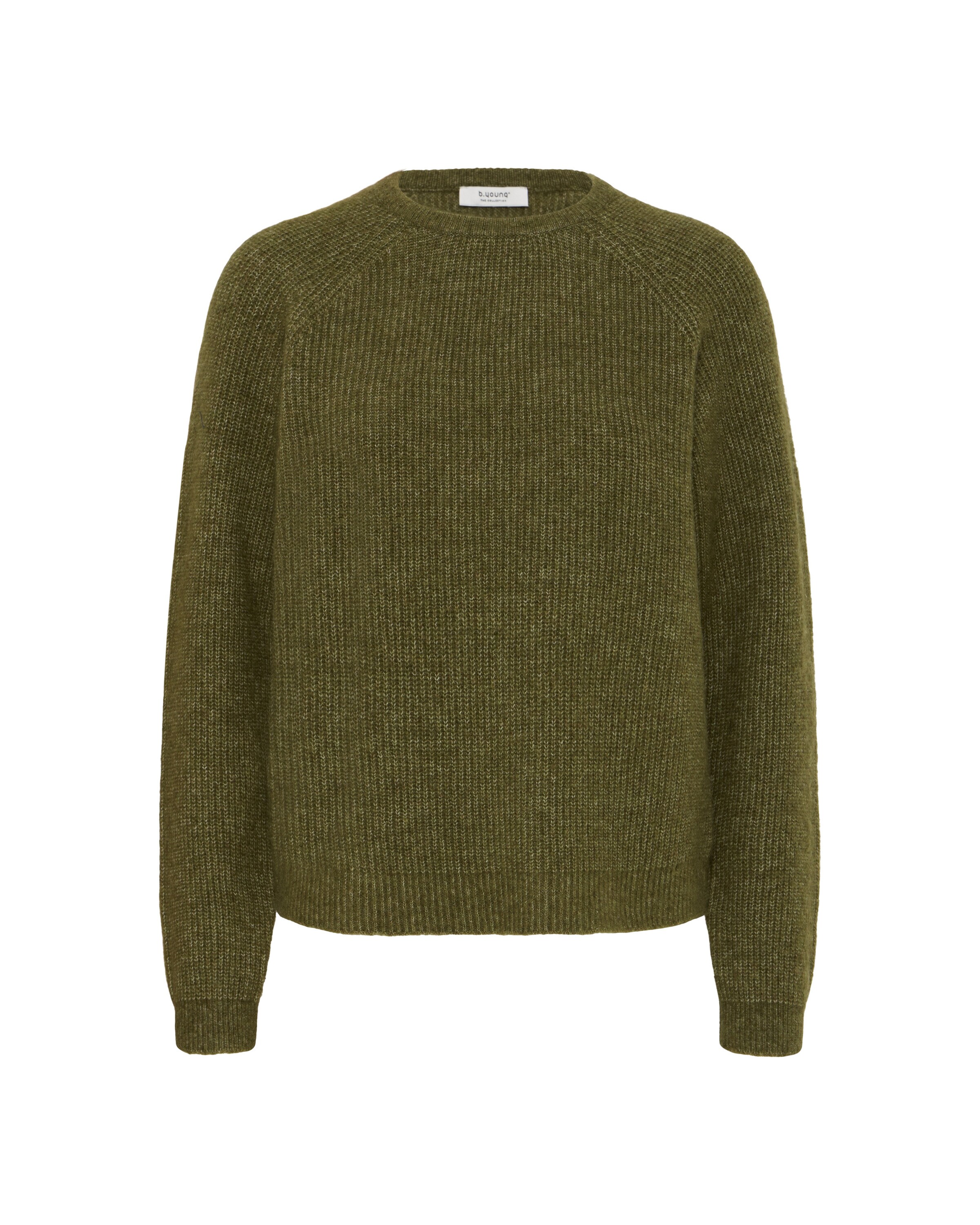 b.young Trui 'OTAJA ' in Groen: voorkant