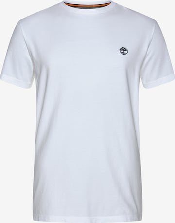 TIMBERLAND قميص 'Dun-River' بلون أبيض: الأمام