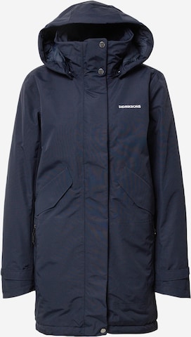 Didriksons Between-Seasons Parka 'Tanja' in Blue: front