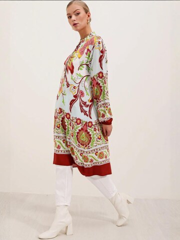 Bigdart - Vestidos camiseiros em vermelho