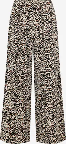 JDY Petite - Pierna ancha Pantalón 'JDYDEBBIE' en beige: frente