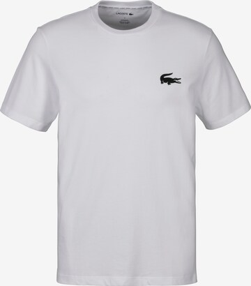 T-Shirt LACOSTE en blanc : devant