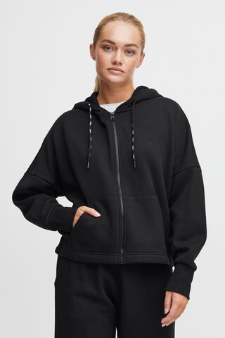 Oxmo Sweatjacke 'sanice' in Schwarz: predná strana