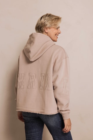 Zhrill Sweatshirt in Beige