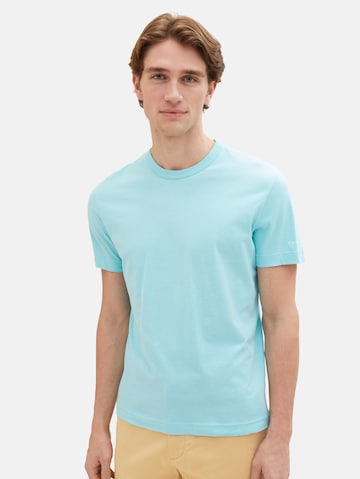 T-Shirt TOM TAILOR en bleu : devant