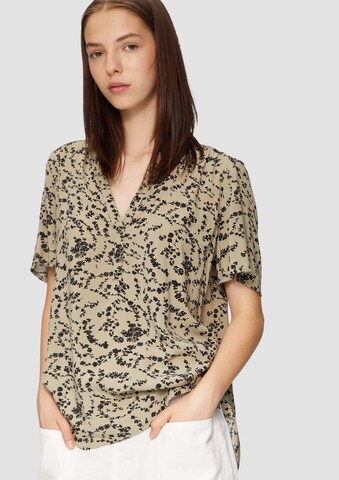 QS Bluse in Grün