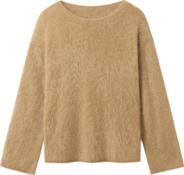 Lilysilk Pullover 'Bootneck-Pullover aus gebürstetem Kaschmir' in Beige: Vorderseite