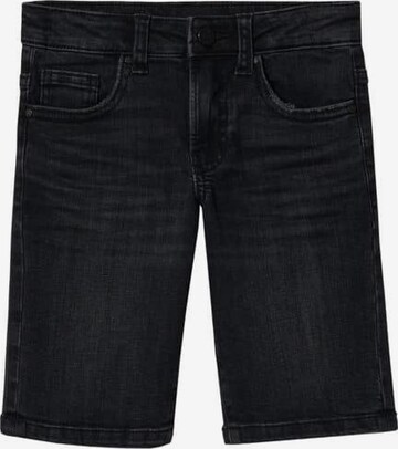 MANGO KIDS Slimfit Jeans 'John' in Zwart: voorkant