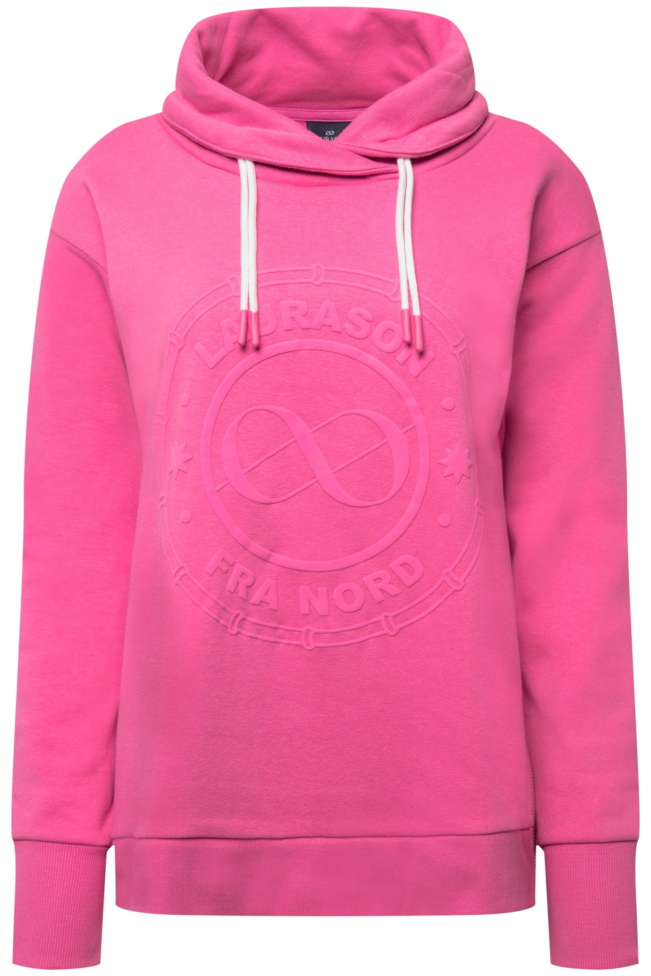 LAURASØN Sweatshirt in Pink: Vorderseite