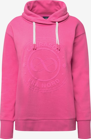 LAURASØN Sweatshirt in Pink: front