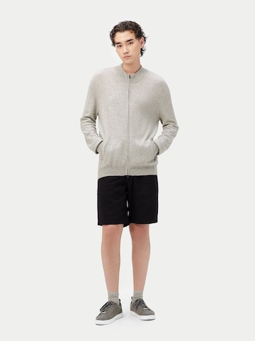 GOBI Cashmere Strickjacke 'Men's Essential Full-Zip Cashmere Cardigan'‌‌‌‌‌‌‌ in Grau