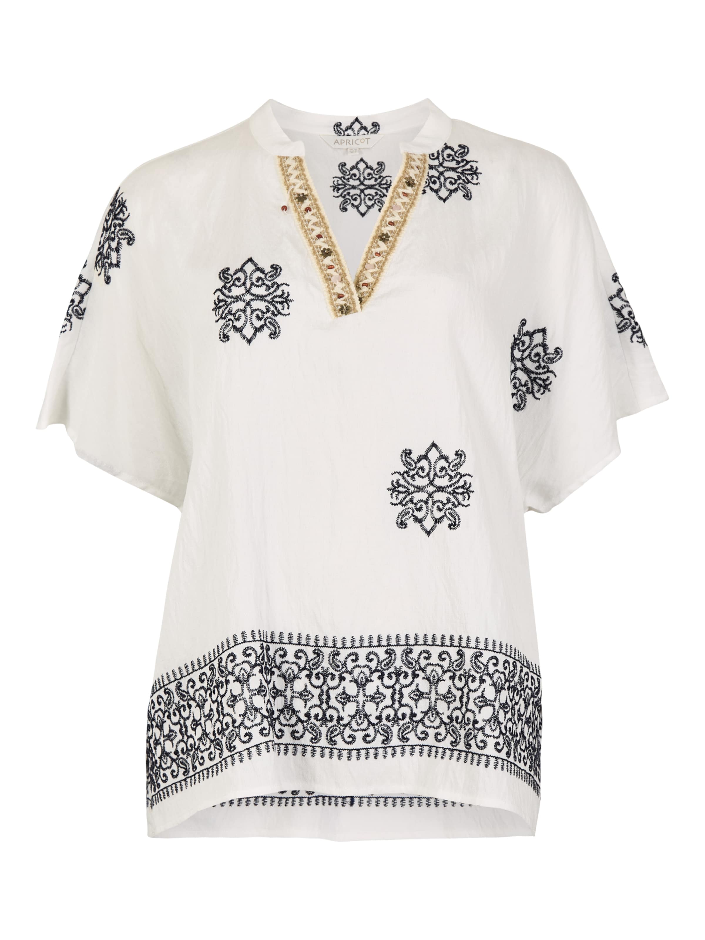 Chemisier ' ' Apricot en blanc : devant