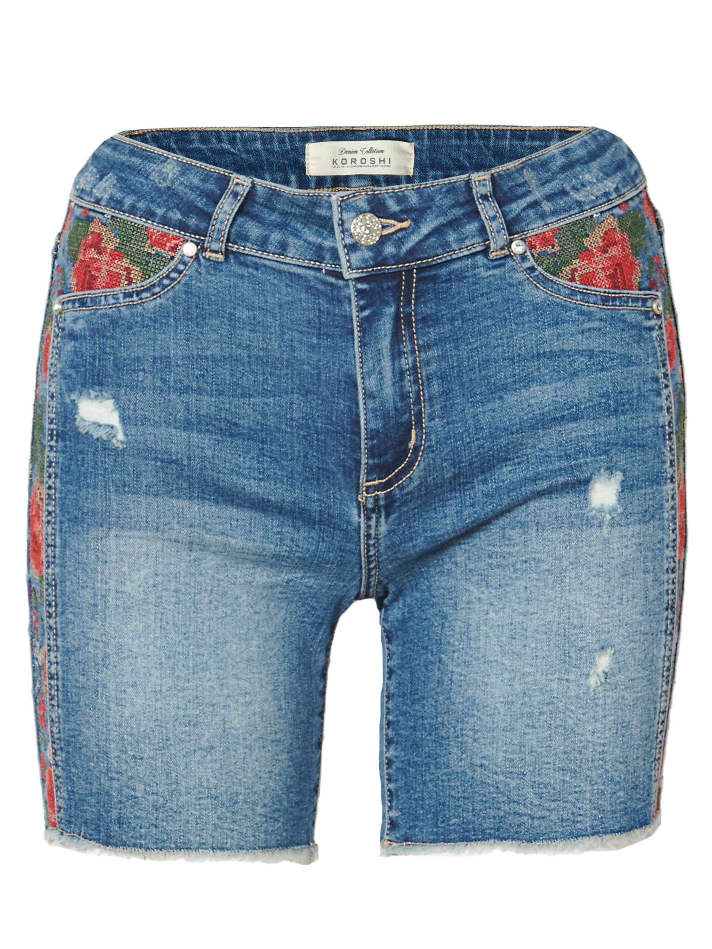 KOROSHI - regular Vaquero en azul: frente