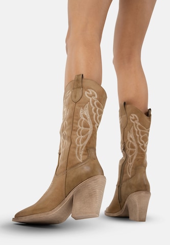 Stivale da cowboy di Salinyang in verde