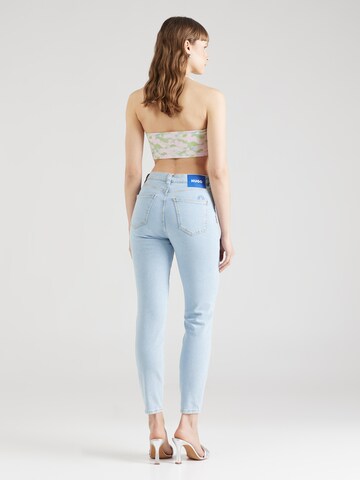 Skinny Jeans 'Malu' de la HUGO pe albastru