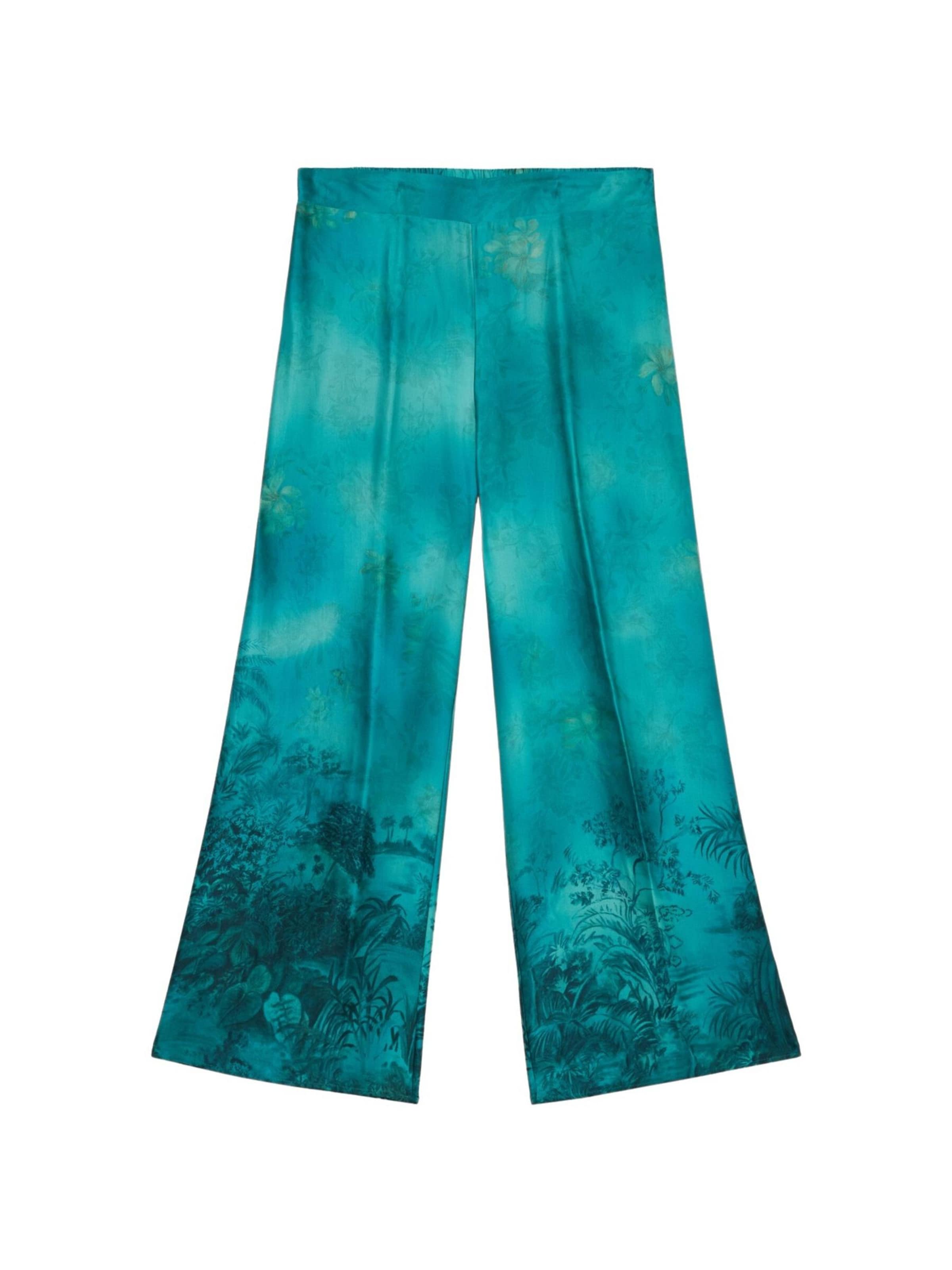 oltre Baggy Trousers in Blue: front
