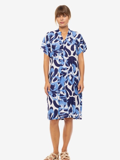 Abito estivo 'DRESS ABSTRACT FLORAL' in 36 Pink Label di colore blu, Visualizzazione prodotti